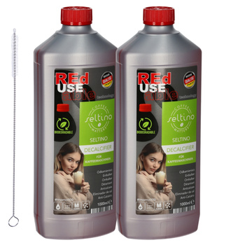 ZESTAW: 2x Odkamieniacz Seltino Entkalker 1000 ml + szczoteczka