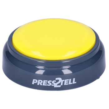 Press-2-Tell record talking button yellow