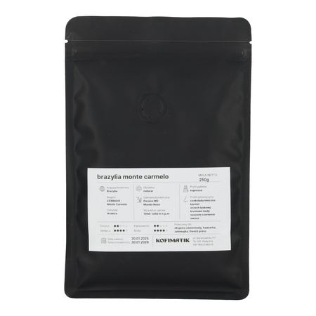 Kawa ziarnista Brazylia Monte Carmelo 250g