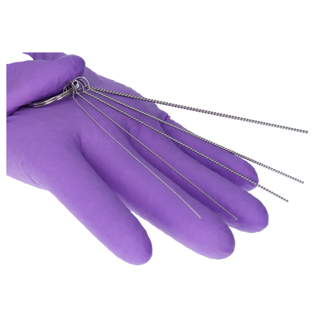 Zestaw 5 igieł do czyszczenia głowicy prysznicowej ze stali nierdzewnej - ręczny, nieelektryczny środek do usuwania zatorów do użytku domowego i na zewnątrz