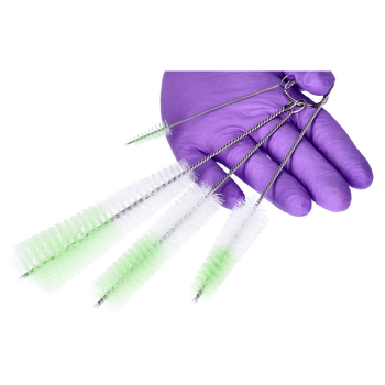 Zestaw szczoteczek biało-zielonych 4 szt.