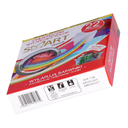 Chusteczki wyłapujące kolor Smart Wash 22 szt.