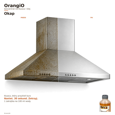 #mama106 OrangiO Mama's Universal Orange Oil Cleaner (CONCENTRATE) 500 ml Koncentrat olejku pomarańczowego do mycia