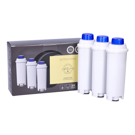 Filtr Seltino Ovale zamiennik do Delonghi DLS C002 DLSC002, 3 wkłady