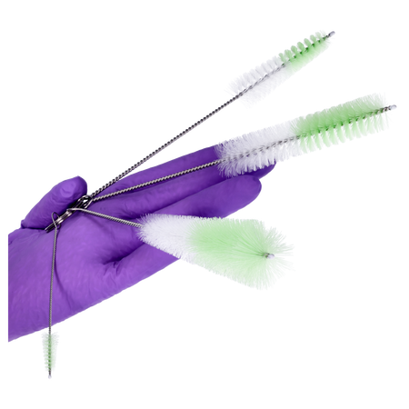 Zestaw szczoteczek biało-zielonych 4 szt.