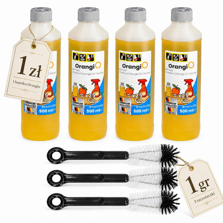 Zestaw Mama Margaret – 3 x #mama106 OrangiO 500 ml + 1 x #mama106 OrangiO za 1 zł + 3 x Szczoteczka Magic Brush 360 za 1 gr | PONAD 36% OSZCZĘDNOŚCI + DARMOWA WYSYŁKA