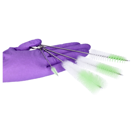 Zestaw szczoteczek biało-zielonych 4 szt.