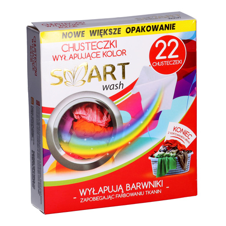 Chusteczki wyłapujące kolor Smart Wash 22 szt.
