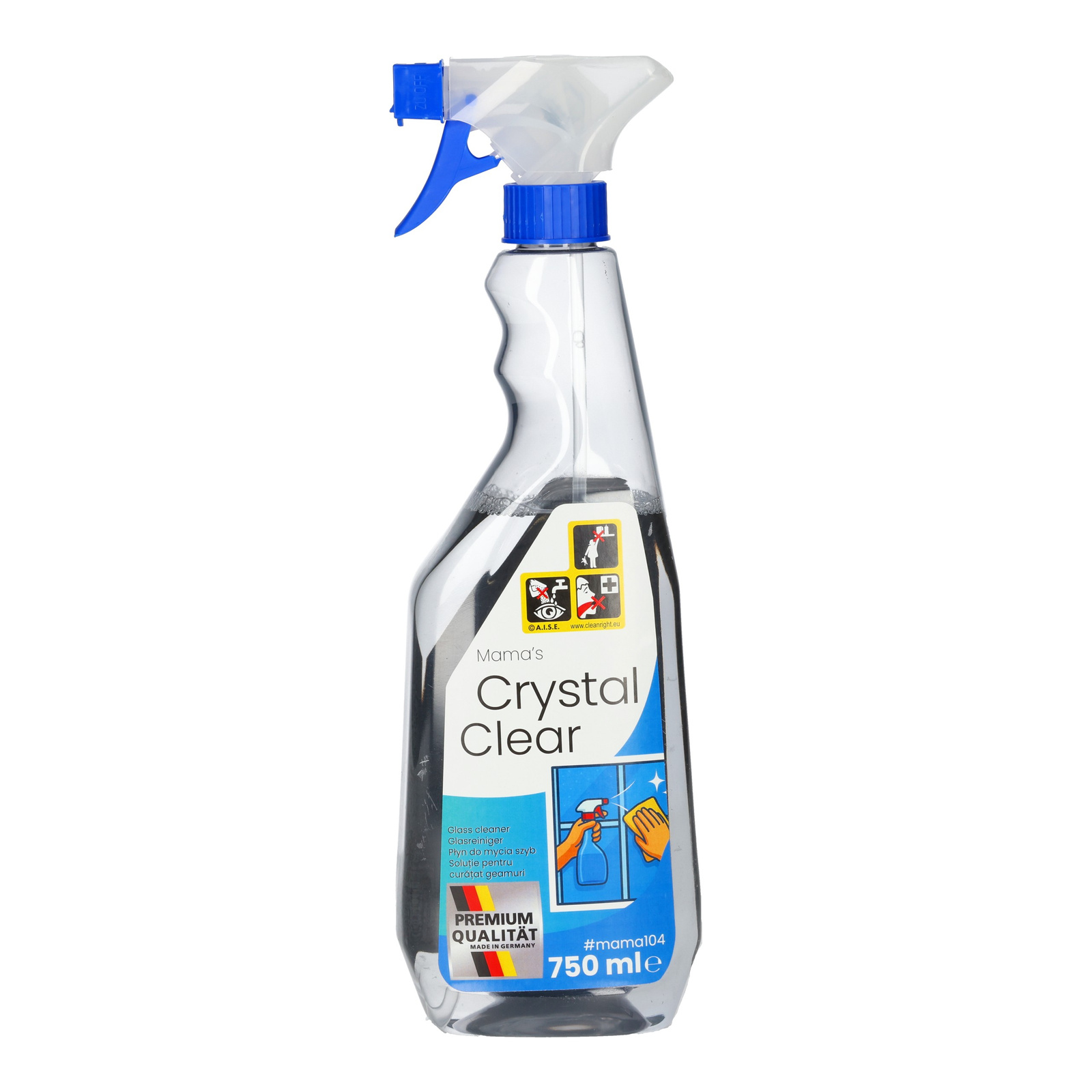 Crystal Clear 750 ml — płyn do szyb i glazury