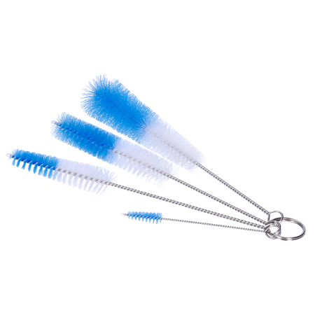 Zestaw szczoteczek biało-niebieskich 4 szt.