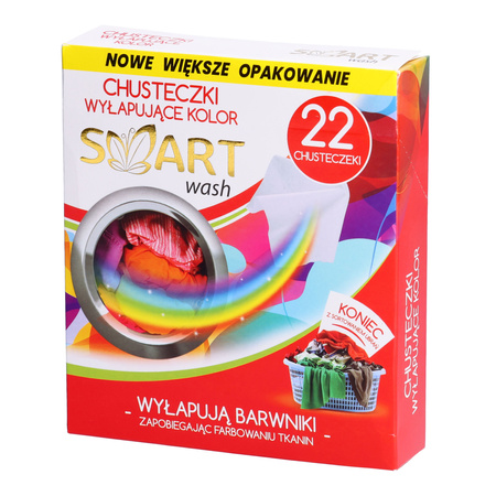 Chusteczki wyłapujące kolor Smart Wash 22 szt.