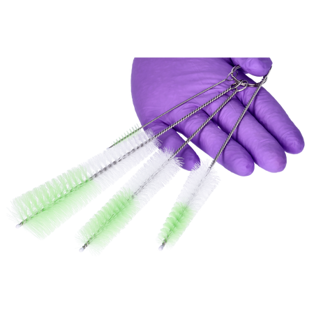 Zestaw szczoteczek biało-zielonych 4 szt.