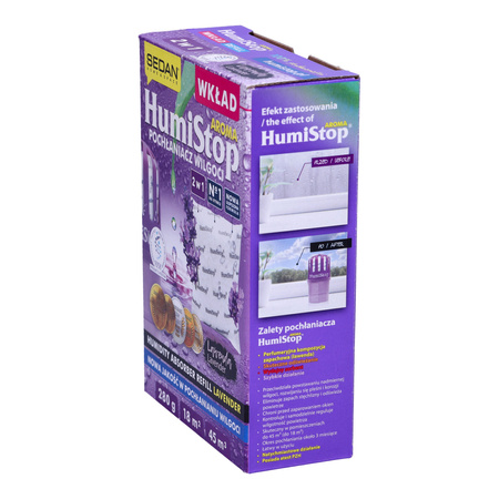 Wkład do pochłaniacza wilgoci HUMISTOP-LAWENDA