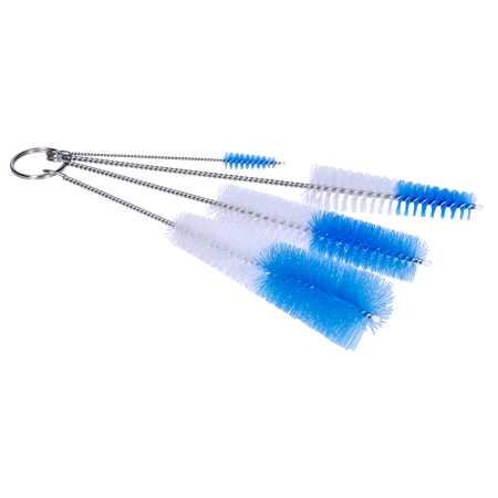 Zestaw szczoteczek biało-niebieskich 4 szt.