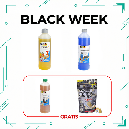 BLACK WEEK w Mama Margaret: #mama106 OrangiO + #mama102 RoboClean + GRATIS #mama101 Drain Guardian + GRATIS Tabletki do zmywarki Mama Margaret