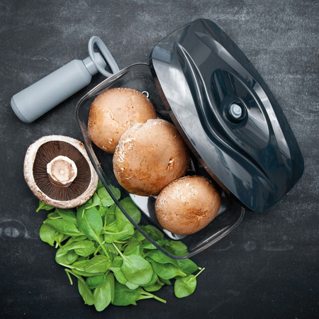 Zestaw pojemników SeeYoo czarny 4 szt