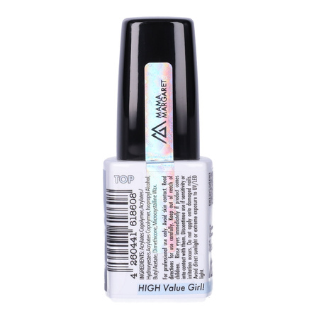 #mama1054 TOP DIAMOND brokatowy top coat hybrydowy 10 ml