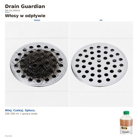 #mama101 Mama's Drain Guardian 1000 ml Żel rozpuszczający zatory