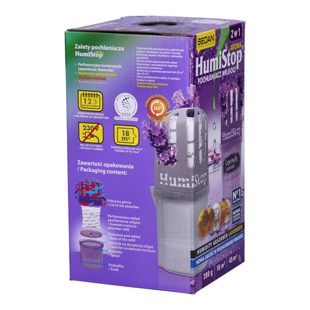 Pochłaniacz wilgoci HUMISTOP AROMA-LAWENDA