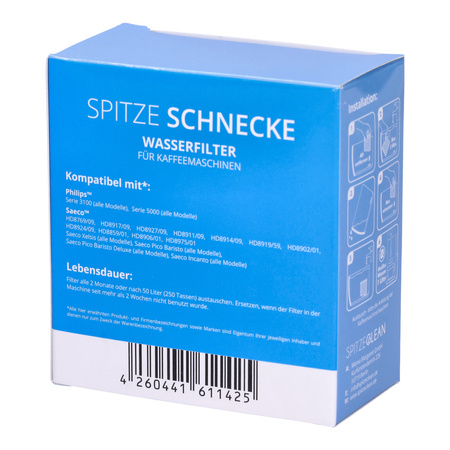 Spitze Schnecke - zamiennik filtra Philips Saeco CA6903 AquaClean