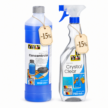 Zestaw Mama Margaret – Mama’s RoboClean 1000 ml + Crystal Clear 750 ml | 15% OSZCZĘDNOŚCI + DARMOWA WYSYŁKA