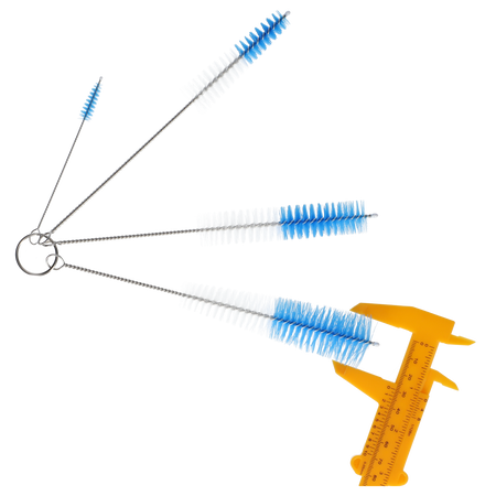 Zestaw szczoteczek biało-niebieskich 4 szt.