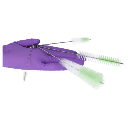 Zestaw szczoteczek biało-zielonych 4 szt.