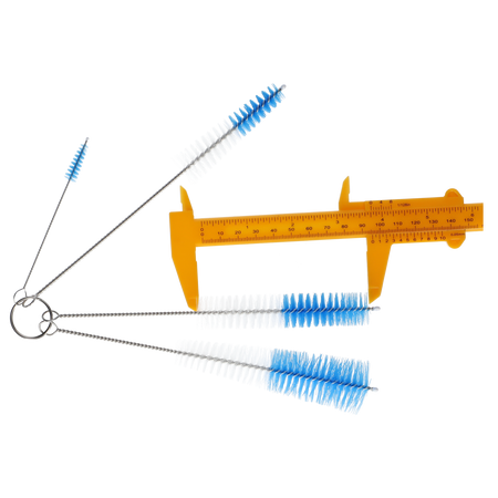Zestaw szczoteczek biało-niebieskich 4 szt.