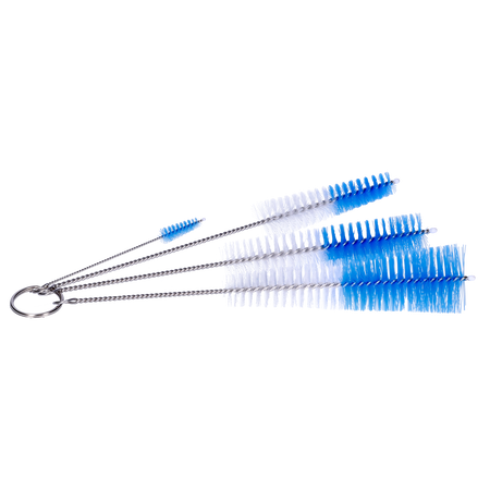 Zestaw szczoteczek biało-niebieskich 4 szt.