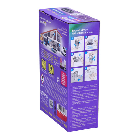 Wkład do pochłaniacza wilgoci HUMISTOP-LAWENDA