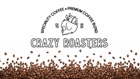 Kraftowa kawa ziarnista Crazy Roasters Milk Chocolate 500g do ekspresu ciśnieniowego