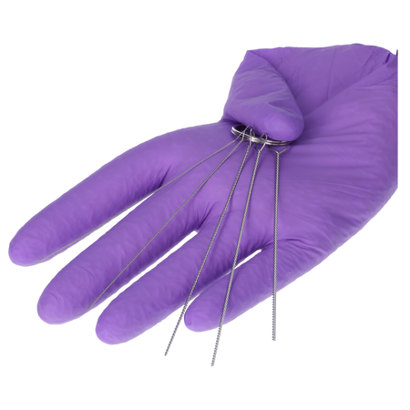 Zestaw 5 igieł do czyszczenia głowicy prysznicowej ze stali nierdzewnej - ręczny, nieelektryczny środek do usuwania zatorów do użytku domowego i na zewnątrz