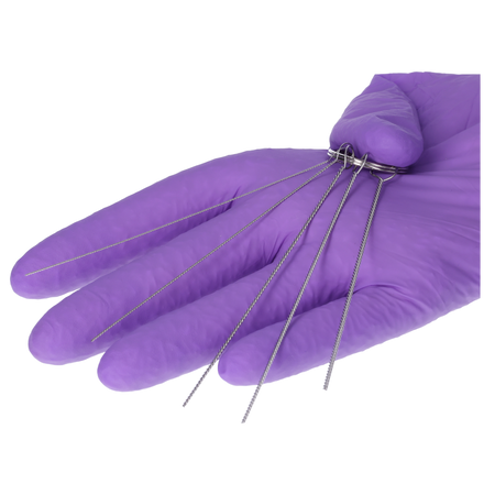 Zestaw 5 igieł do czyszczenia głowicy prysznicowej ze stali nierdzewnej - ręczny, nieelektryczny środek do usuwania zatorów do użytku domowego i na zewnątrz