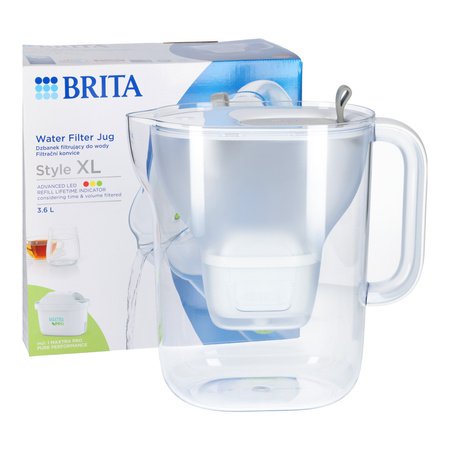 Dzbanek Brita Style XL 3,6l szary z filtrem MAXTRA PRO Pure Performance