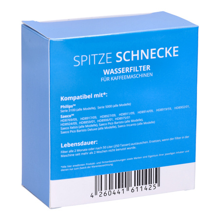 Spitze Schnecke - zamiennik filtra Philips Saeco CA6903 AquaClean