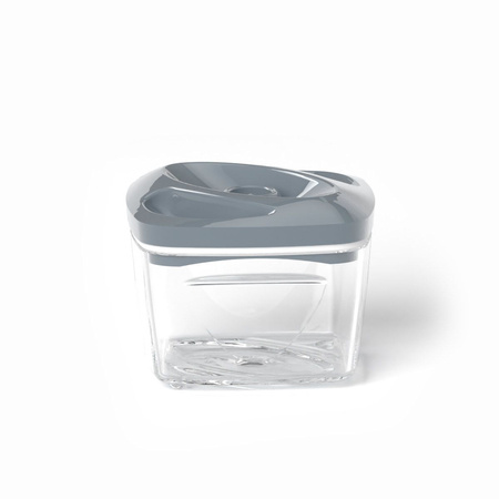 Zestaw pojemników SeeYoo stalowy szary 4 szt