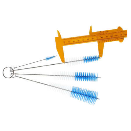 Zestaw szczoteczek biało-niebieskich 4 szt.