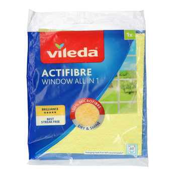 Ściereczka Vileda ACTIFIBRE okienna all in one 1 szt.