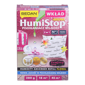 Wkład do pochłaniacza wilgoci HUMISTOP-KWIATOWY